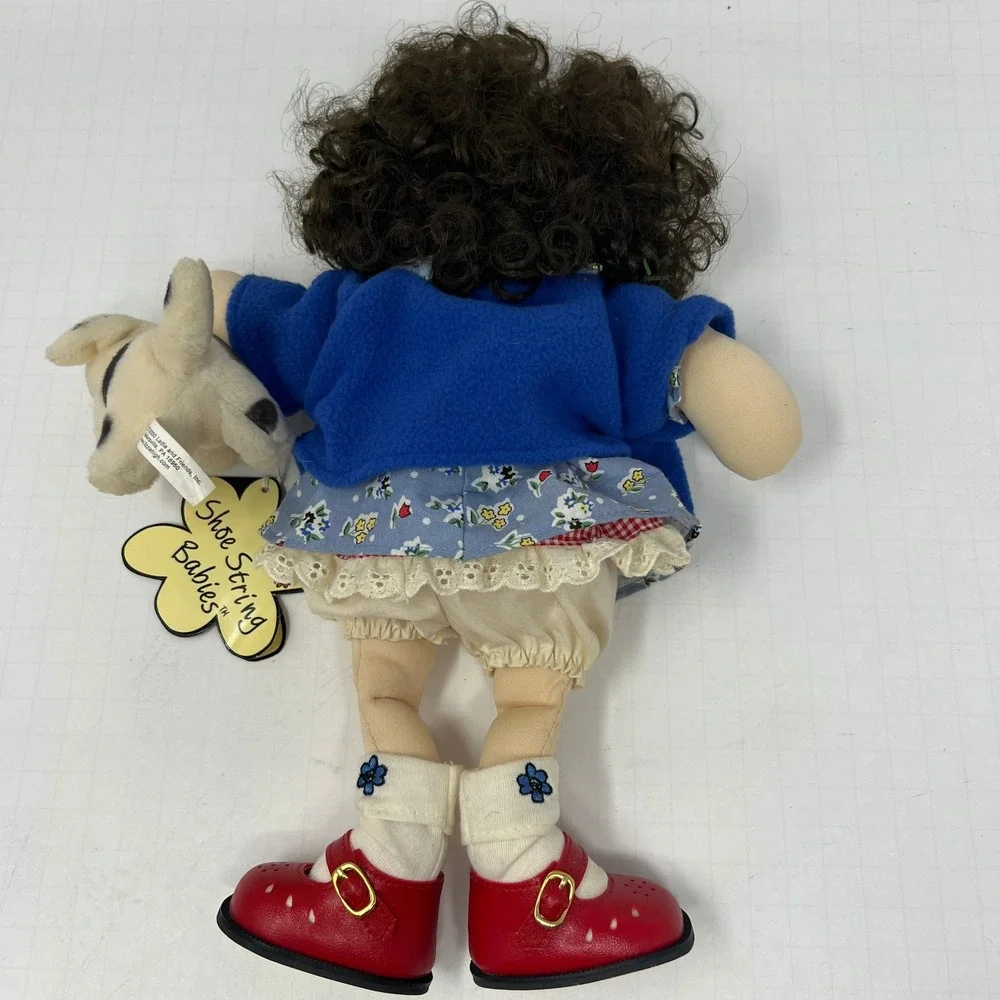 Shoe String Babies Mollie Plush Doll‎ w/ Puppy Play Toy Kids Ladie and friends